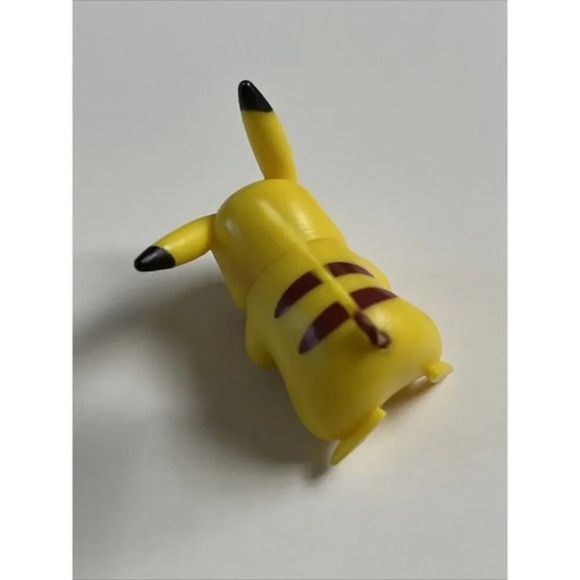 Tomy Nintendo Pokemon Pikachu Mini Figure Toy Collectible Yellow 1.5 Inches - Picture 7 of 7
